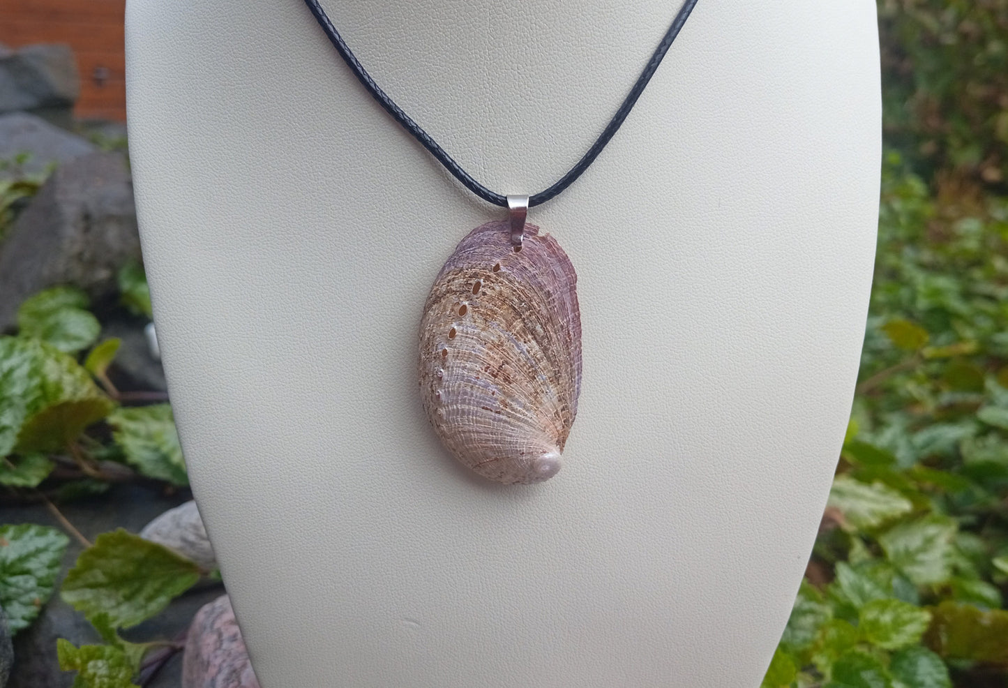 🌊 Oboustranný náhrdelník 2v1 s abalone mušlí (Paua)