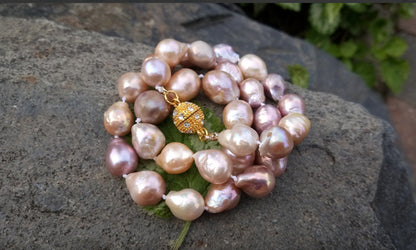 Náhrdelník z vzácných perel Jižního Pacifiku, 48 cm