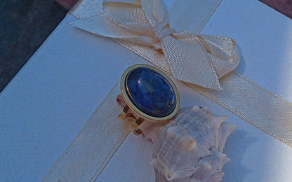 Královská modř na vaší dlani: Prsten s Lapis lazuli