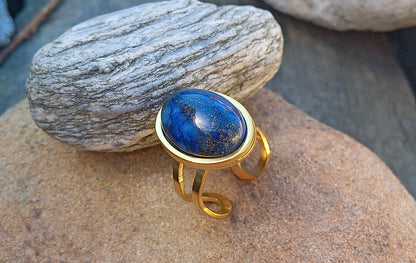 Královská modř na vaší dlani: Prsten s Lapis lazuli