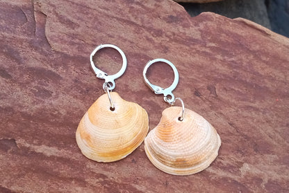 🌊 Náušnice s pravými mořskými mušlemi