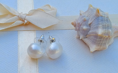 Majesty Pearl – Výrazné náušnice s pravými 14mm perlami
