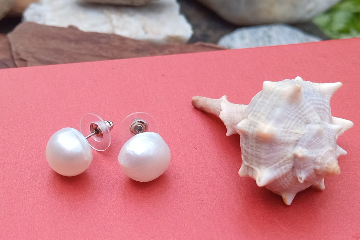 Majesty Pearl – Výrazné náušnice s pravými 14mm perlami