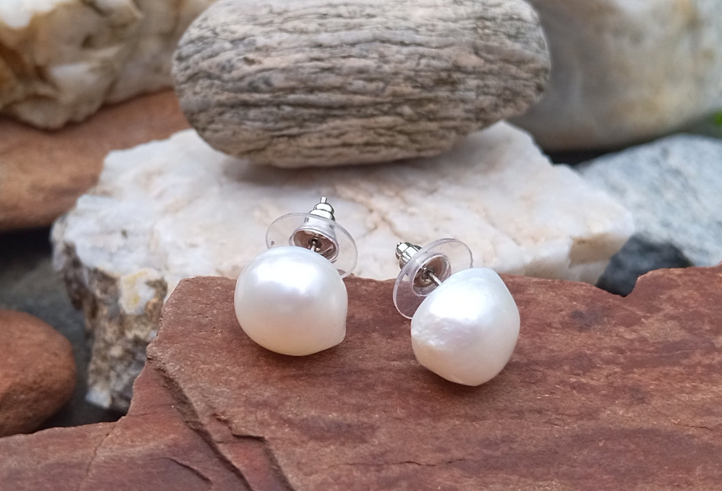 Majesty Pearl – Výrazné náušnice s pravými 14mm perlami