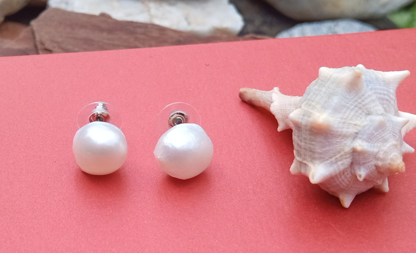 Majesty Pearl – Výrazné náušnice s pravými 14mm perlami
