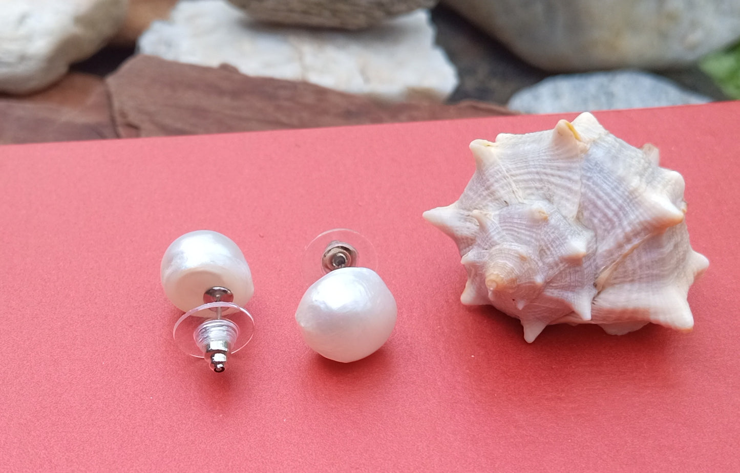 Majesty Pearl – Výrazné náušnice s pravými 14mm perlami