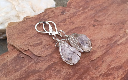 Záře čistého světla: Náušnice s herkimerskými diamanty