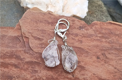 Záře čistého světla: Náušnice s herkimerskými diamanty