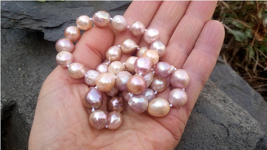 Náhrdelník z vzácných perel Jižního Pacifiku, 48 cm