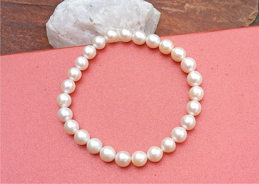 Luxusní pružný náramek: Jihomořské perly AAAA kvality