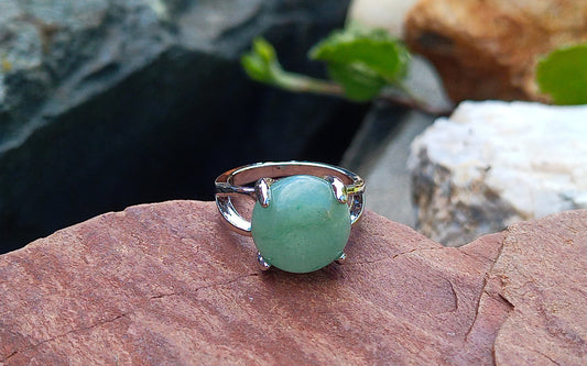 Svěžest přírody: Prsten s pravým avanturínem